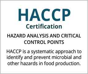 HACCP Certification USA